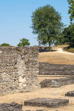 The ancient remains of Lesnes Abbey, the 12th century built monastery located at Abbey Wood, in the London Borough of Bexley, United Kingdom.