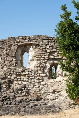 The ancient remains of Lesnes Abbey, the 12th century built monastery located at Abbey Wood, in the London Borough of Bexley, United Kingdom.