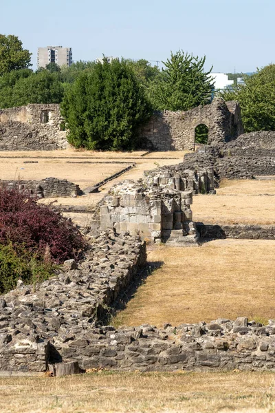 The ancient remains of Lesnes Abbey, the 12th century built monastery located at Abbey Wood, in the London Borough of Bexley, United Kingdom.
