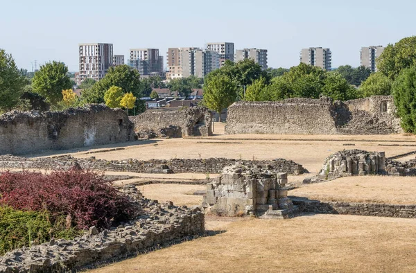 Αρχαία Ερείπια Της Μονής Lesnes Του 12Ου Αιώνα Χτίστηκε Μοναστήρι — Φωτογραφία Αρχείου