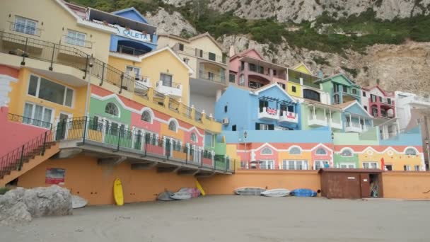 Zatoka Katalońska Gibraltar Września 2022 Zdjęcia Panoramiczne Zatoki Katalońskiej Gibraltarze — Wideo stockowe