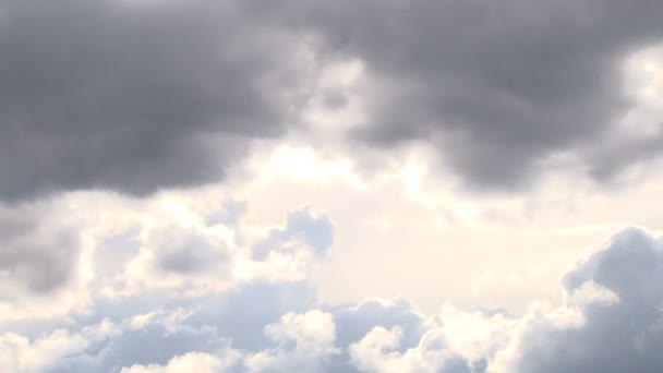 Fırtına Bulutları Zaman Hızı — Stok video