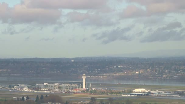 Panorama aeropuerto — Vídeo de stock