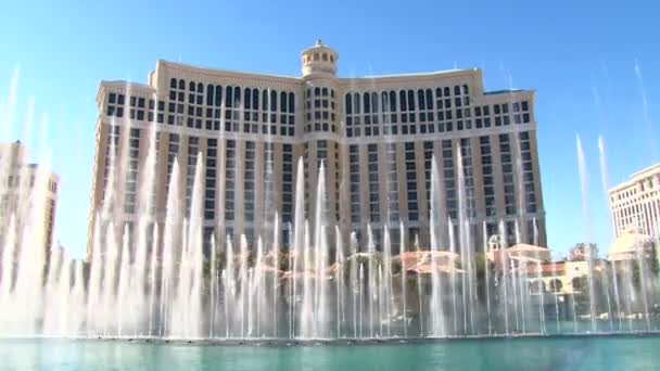 Fountain in Las Vegas, Nevada — Stock Video