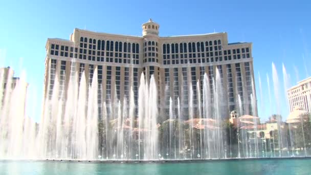 Finał bellagio w las vegas — Wideo stockowe