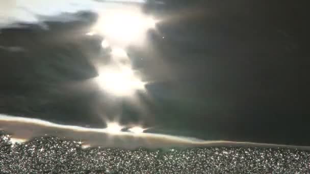 Il sole riflesso nell'acqua — Video Stock