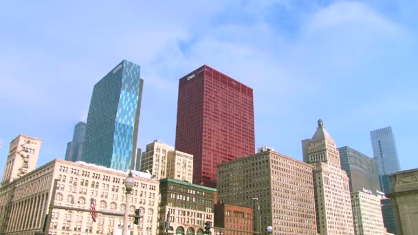 Downtown Chicago 2 Timelapse — Vídeo de Stock