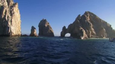cabo san Lucas, Meksika dışarı land's end kemer için sürüş sırasında görünüm üzerine gelin.