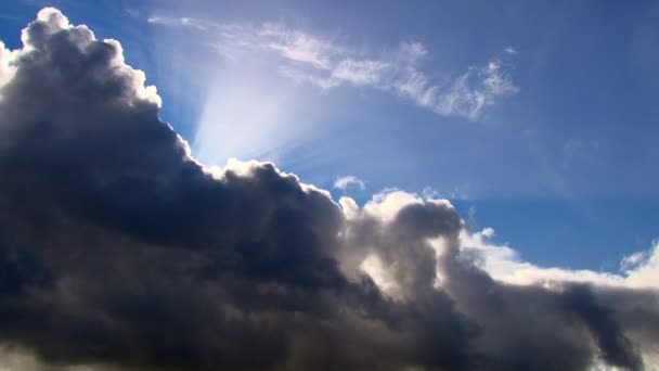 Luminoso lapso de tiempo de luz — Vídeo de stock