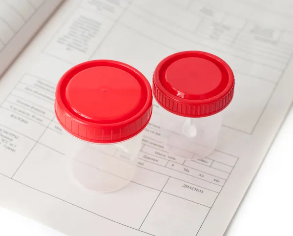 iki steril tıbbi kapsayıcı