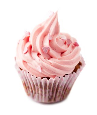 pembe Sevgililer cupcake