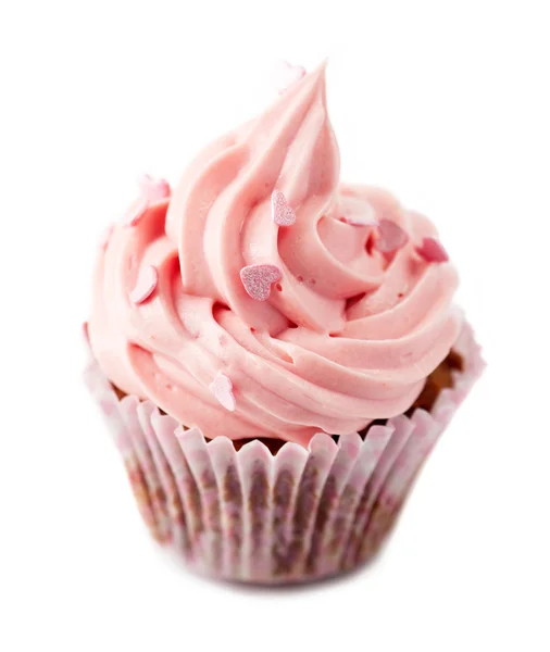 Cupcake rosa San Valentino — Foto Stock