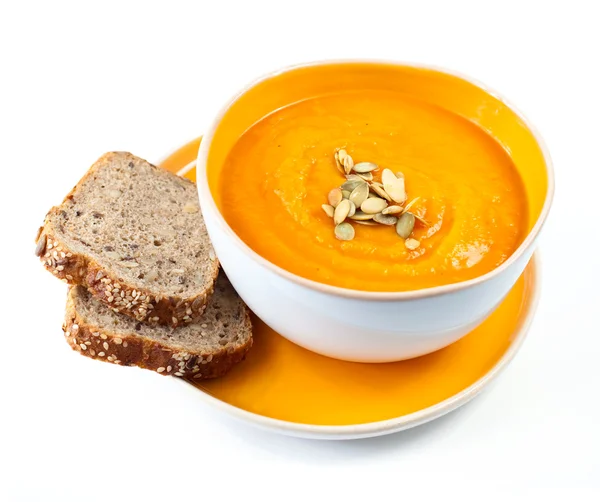 Balkabağı çorbası.