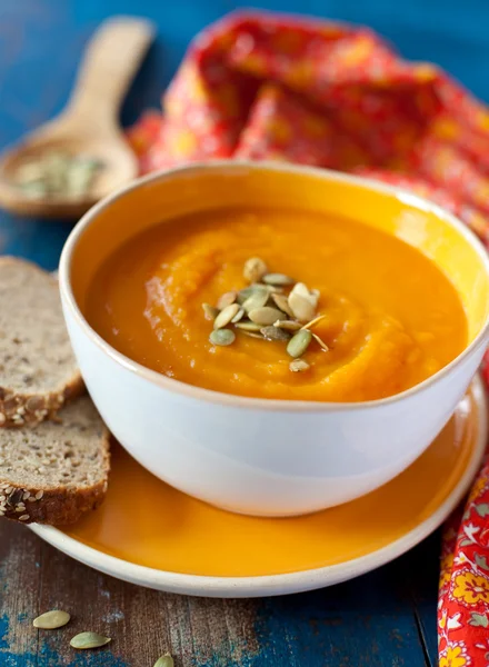 Sopa de calabaza — Foto de Stock