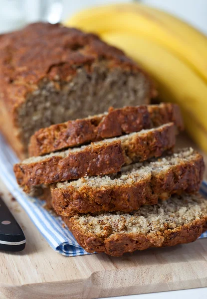 Bananenbrood Stockfoto