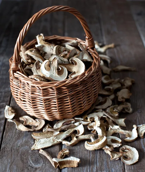 Dried mushrooms — Stock Photo, Image