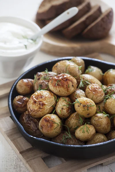 Baked potatoes — Stock Photo, Image