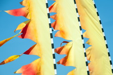 gökyüzü ucurtmalar bayrakları.