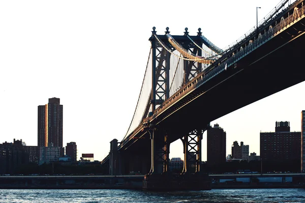 Моста Williamsburg, Нью-Йорк. — стокове фото