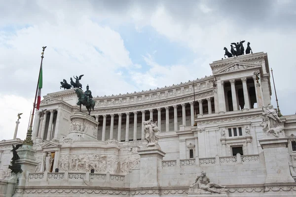 Vittorio Emanuele II Monumento ou Altar da Pátria em Roma — Fotografia de Stock