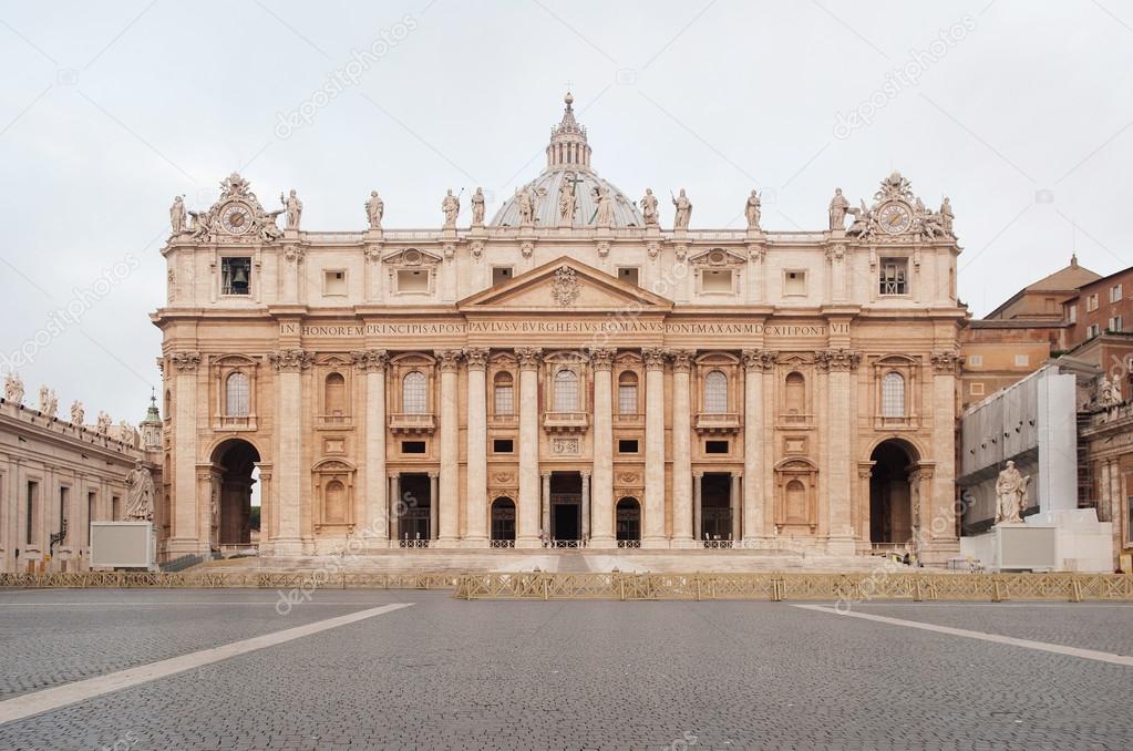 St. Peter's Basilica in Vatican, Rome, Italy.