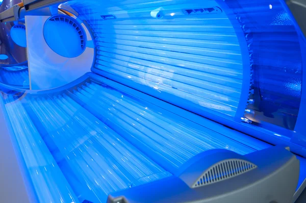 Blue solarium. — Stock Photo, Image