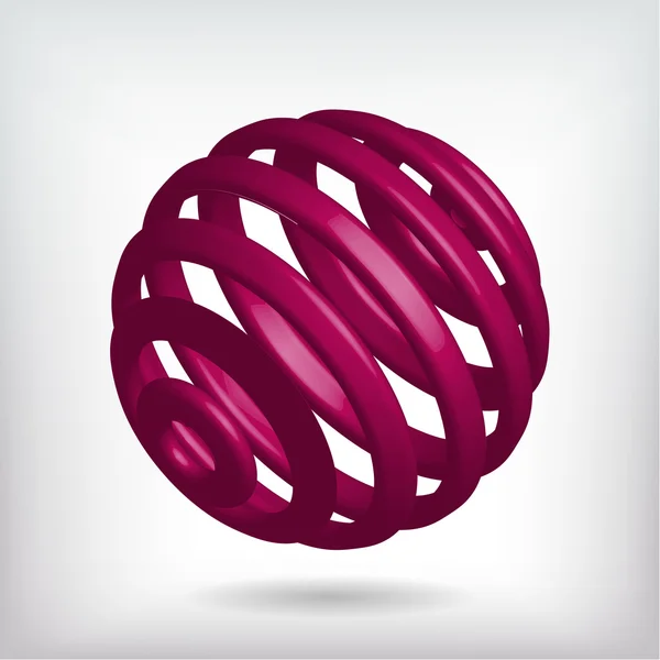 カラフルな抽象的な球 — ストックベクタ