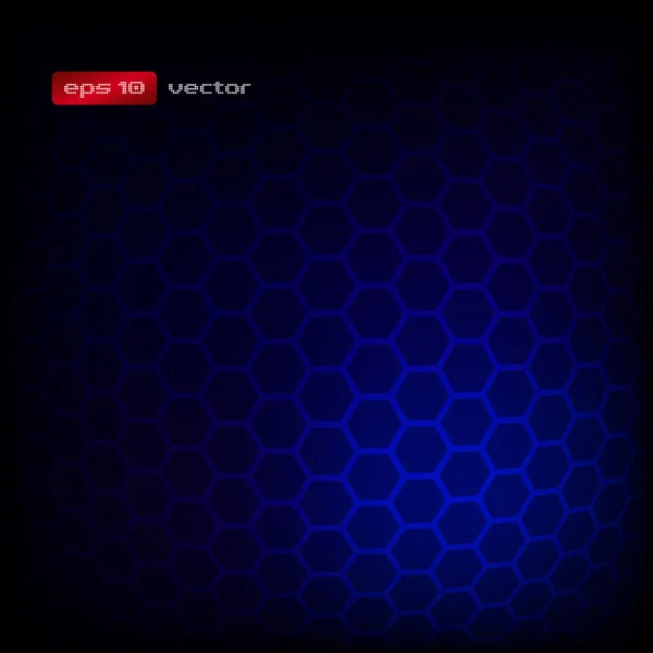Hexagonal vector background — Stock Vector