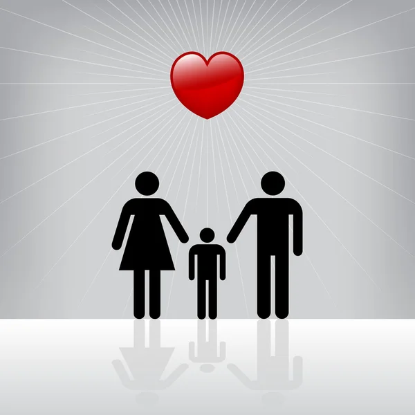 Family conceptual image — Stock Vector