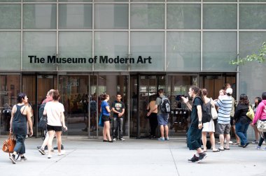 New York City - 25 Haziran: Modern Ar Müzesi girme