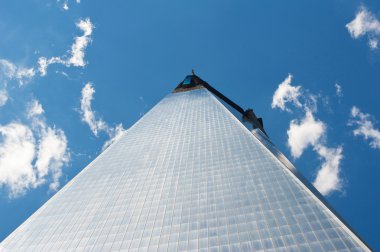 New York - 25 Haziran: Özgürlük Kulesi - Dünya Ticaret Merkezi - c altında