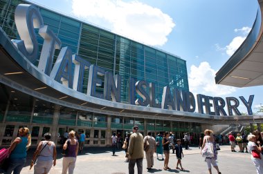 New York - 2 Temmuz: Staten Adası feribot alarak Temmuz'da