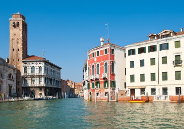 Grand canal view. Venedik, İtalya