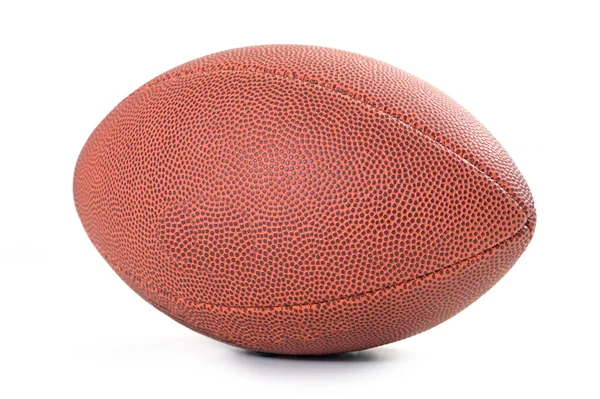 Pallone da football americano. Isolato su sfondo bianco — Foto Stock