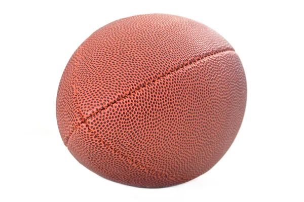 アメリカン フットボール ボール。白い背景で隔離 — ストック写真