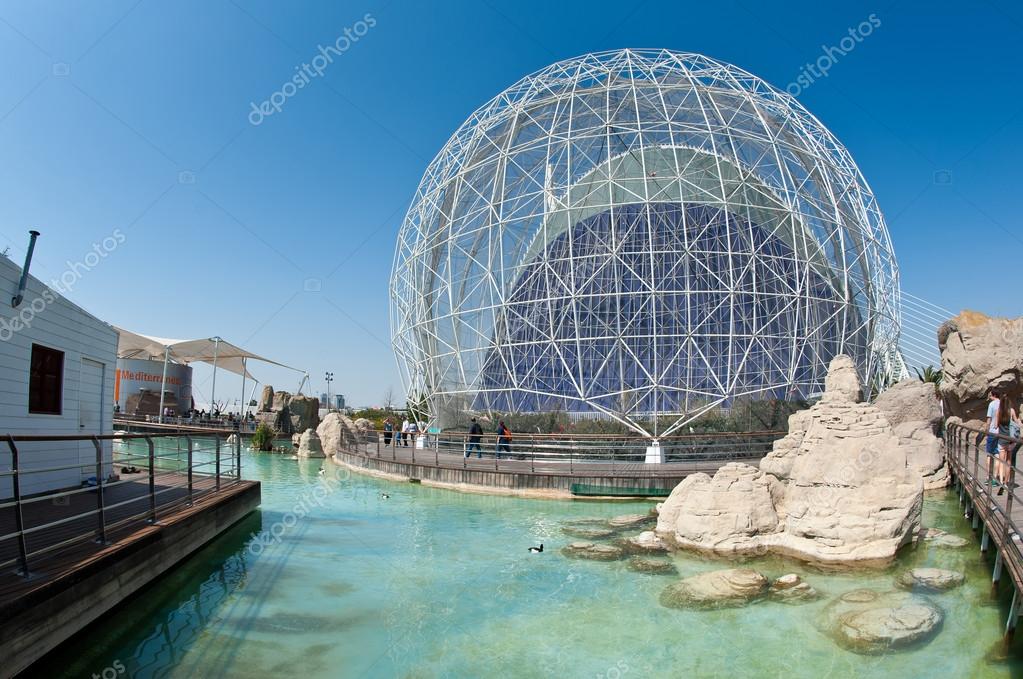 VALENCIA, SPAIN MARCH 31 The big spherical cage for exotic bi