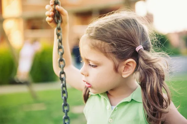 Little child intimate close up portrait. — Stock Photo, Image