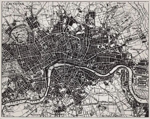 Мапа Лондон, Англія. — стоковий вектор