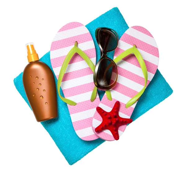 Accessori da spiaggia — Foto Stock