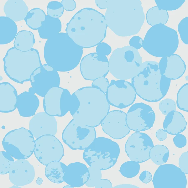 Kék Foltok Zökkenőmentes Minta Véletlenszerű Akvarell Foltok Ismételt Háttér Eps — Stock Vector