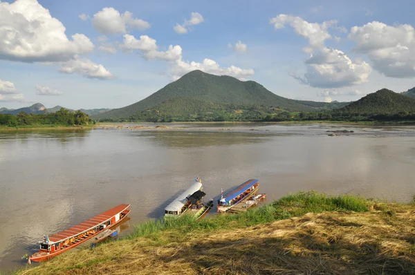 Utsikt över khong river — Stockfoto