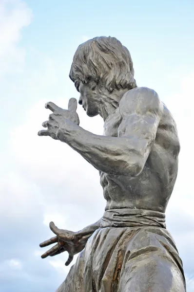 Estatua de Bruce Lee — Foto de Stock