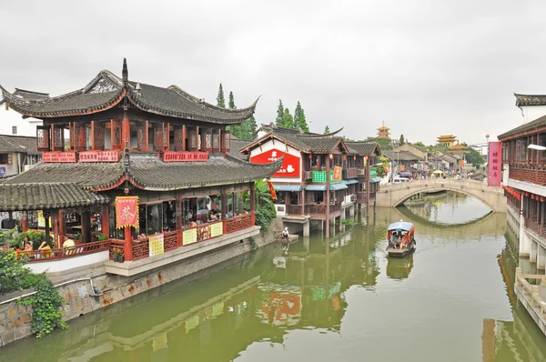 Qibao oude stad — Stockfoto