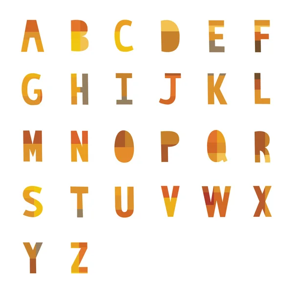 Alphabet A à Z — Image vectorielle