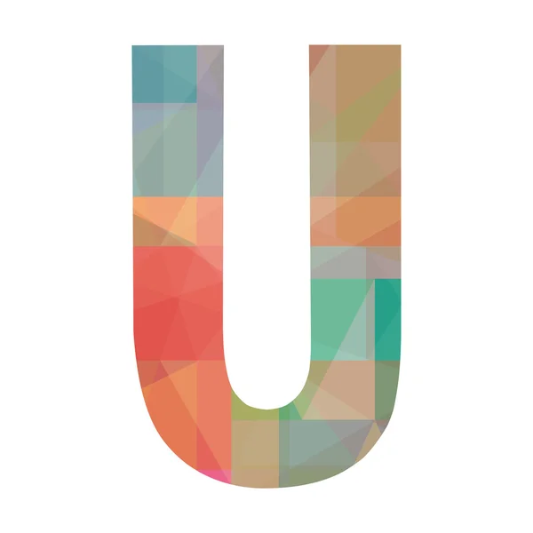 Alphabet U — Image vectorielle