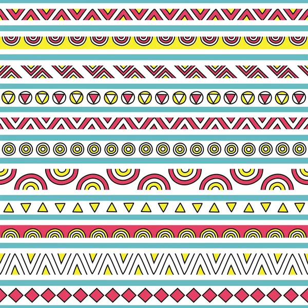Sömlös multicolor mönster — Stock vektor