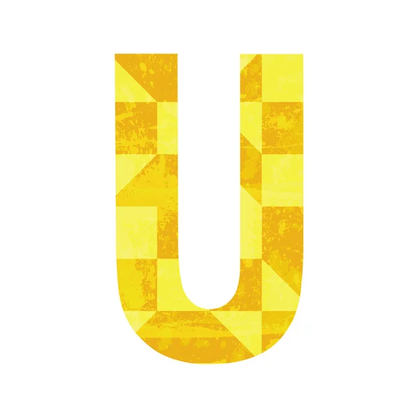 Alphabet U — Image vectorielle