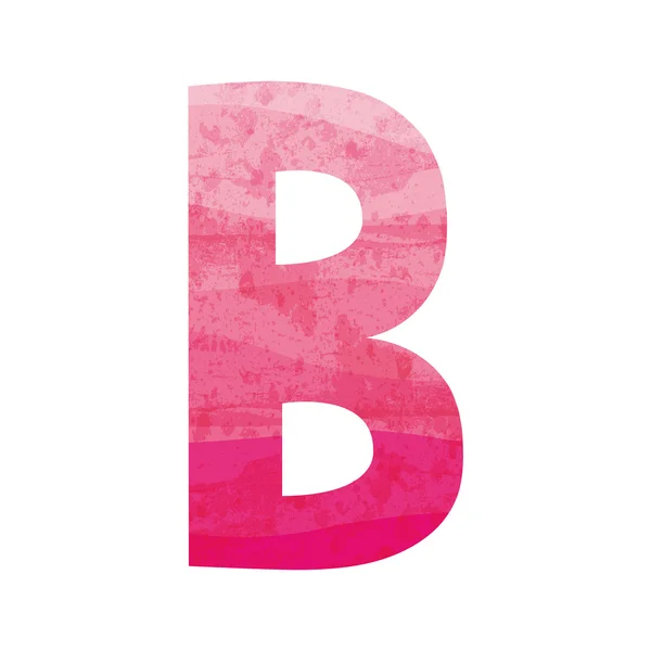 Alfabeto B — Vettoriale Stock