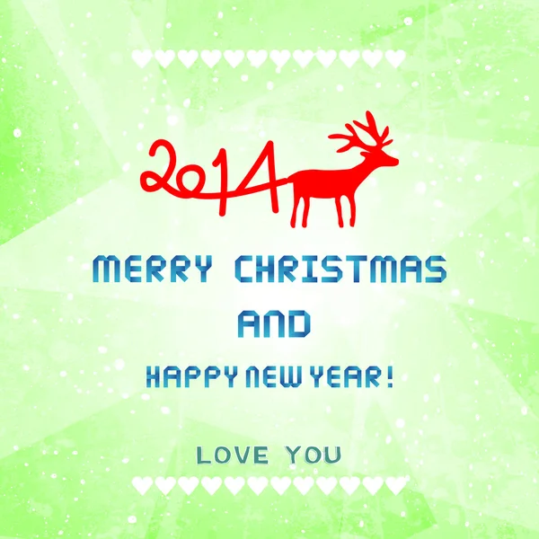 Christmas and New Year 2014 — Stock Photo, Image