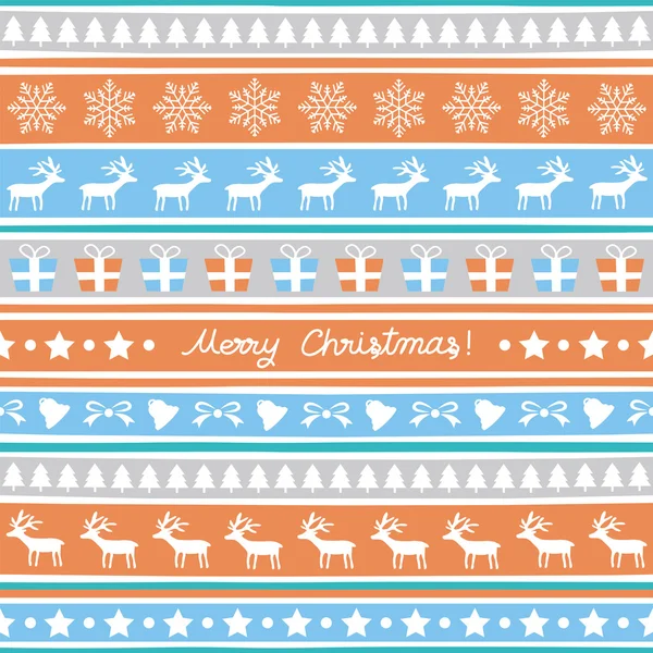 Seamless Christmas background — Stock Vector